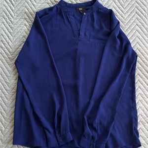 Women’s royal blue blouse